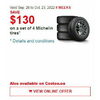 A Set of 4 Michelin Tires - $130.00 off