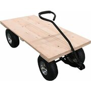 1, 000 Lb Wood-Deck Flatbed Wagon - $119.99