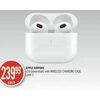 Apple Airpods (3rd Generation) With Wireless Charging Case - $239.99