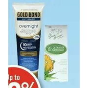 Gold Bond, The Green Beaver Company or Eucerin Skin Care Products - Up to 20% off