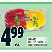 Organic Sweet Peppers - $4.99