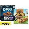 Quaker Chewy Or Dipps Granola Bars - $2.29