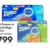 Ziploc Freezer or Sandwich Bags - $7.99 ($2.00 off)