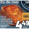 Artisanal Smoked Salmon Fillet - $4.49/100g