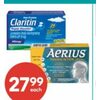 Aerius or Claritin Allergy Tablets - $27.99